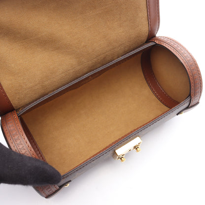 パピヨン トランク モノグラム ショルダーバッグ PVC レザー ブラウン 2WAY ルイヴィトン バッグ LOUIS VUITTON