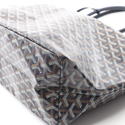 サンルイPM ハンドバッグ トートバッグ コーティングキャンバス レザー ネイビー マルチカラー ゴヤール バッグ GOYARD