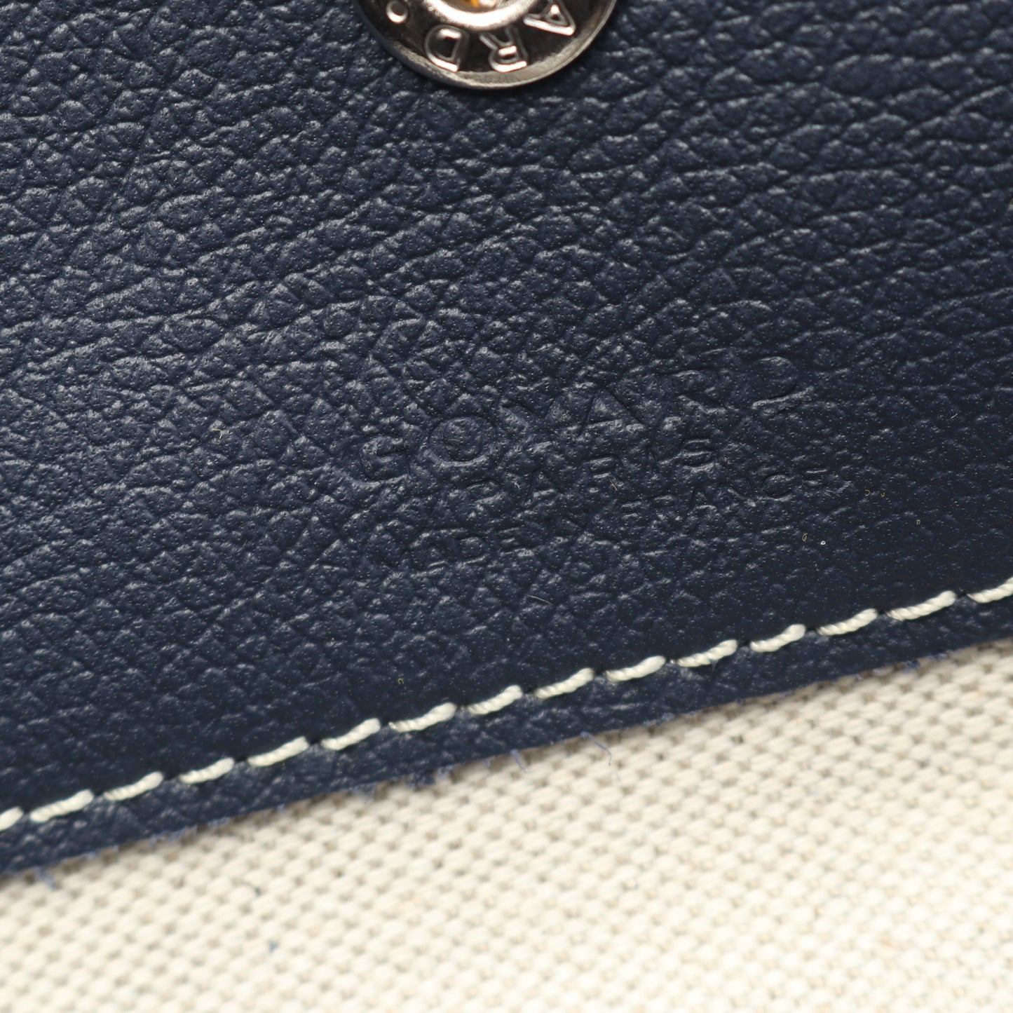 サンルイPM ハンドバッグ トートバッグ コーティングキャンバス レザー ネイビー マルチカラー ゴヤール バッグ GOYARD