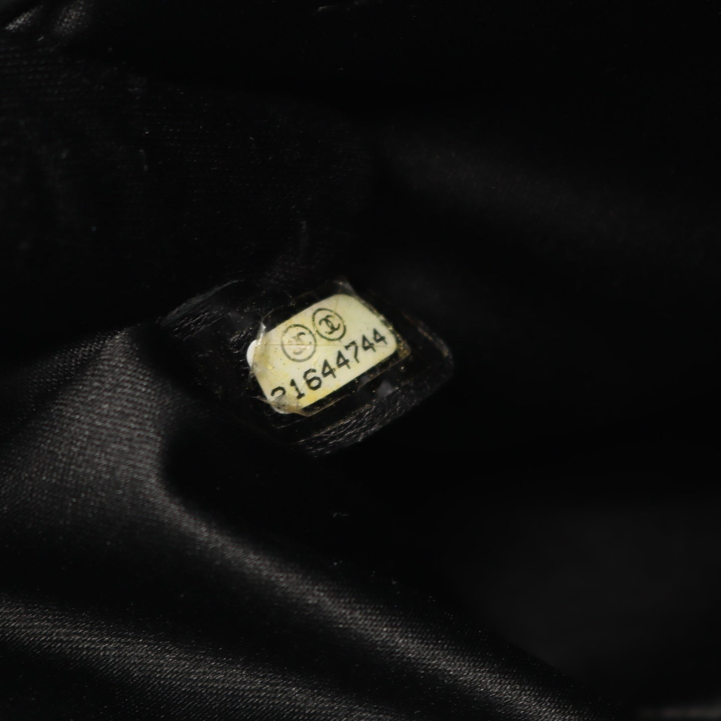 バイアスステッチ Wチェーンショルダーバッグ ラムスキン ブラック シルバー金具 シャネル バッグ CHANEL