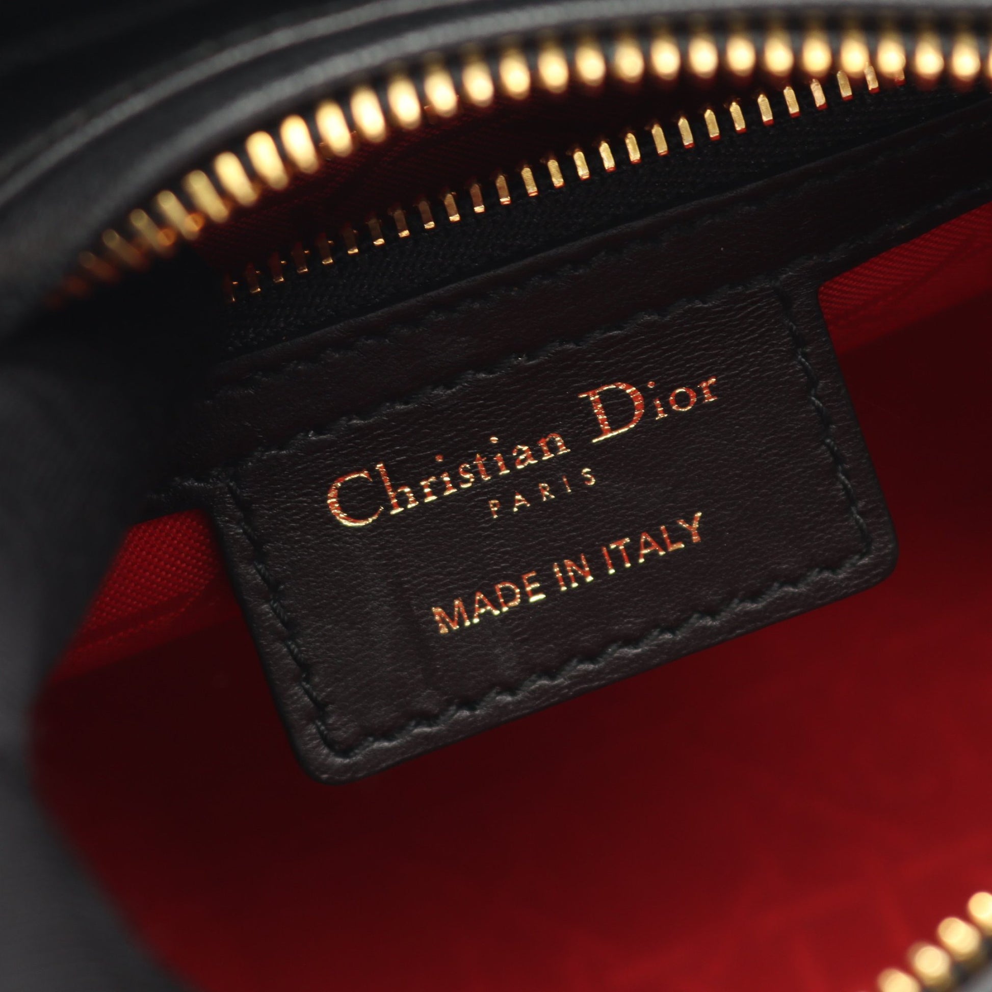 LADY DIOR レディディオール カナージュ ハンドバッグ レザー ブラック 2WAY クリスチャンディオール バッグ Christian Dior
