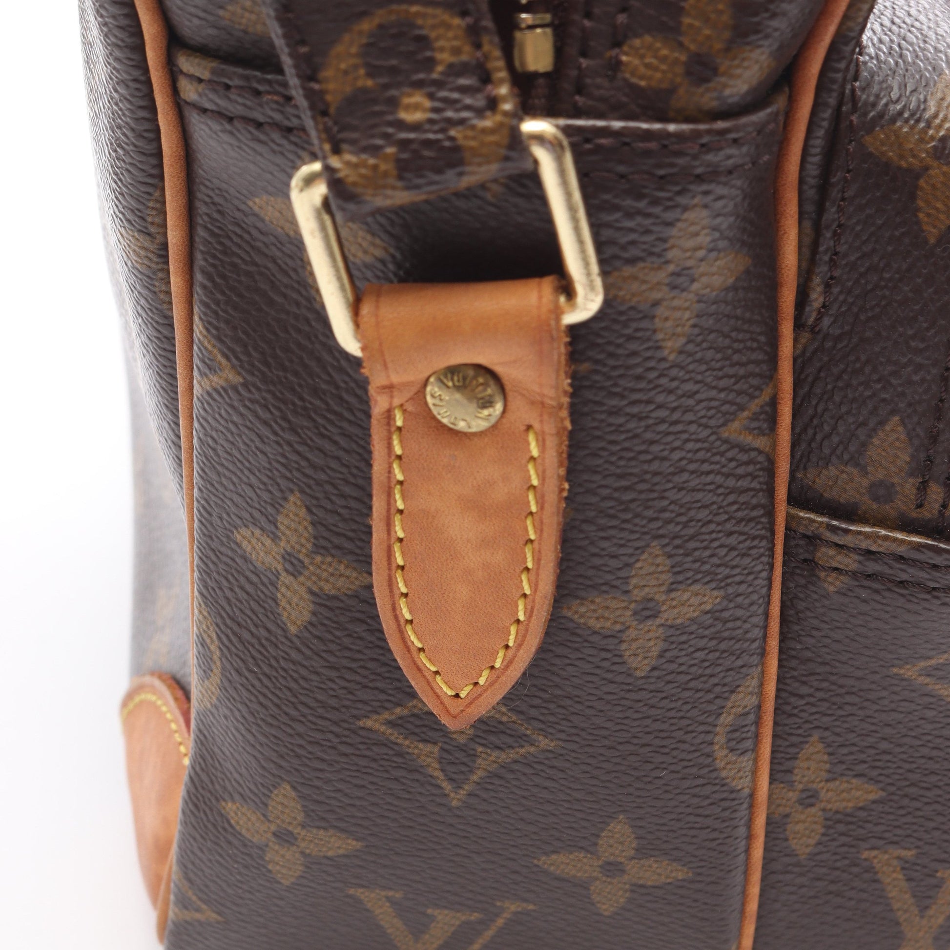 ナイル モノグラム ショルダーバッグ PVC レザー ブラウン ルイヴィトン バッグ LOUIS VUITTON