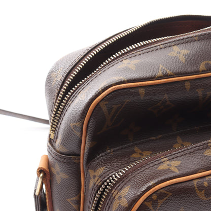 ナイル モノグラム ショルダーバッグ PVC レザー ブラウン ルイヴィトン バッグ LOUIS VUITTON