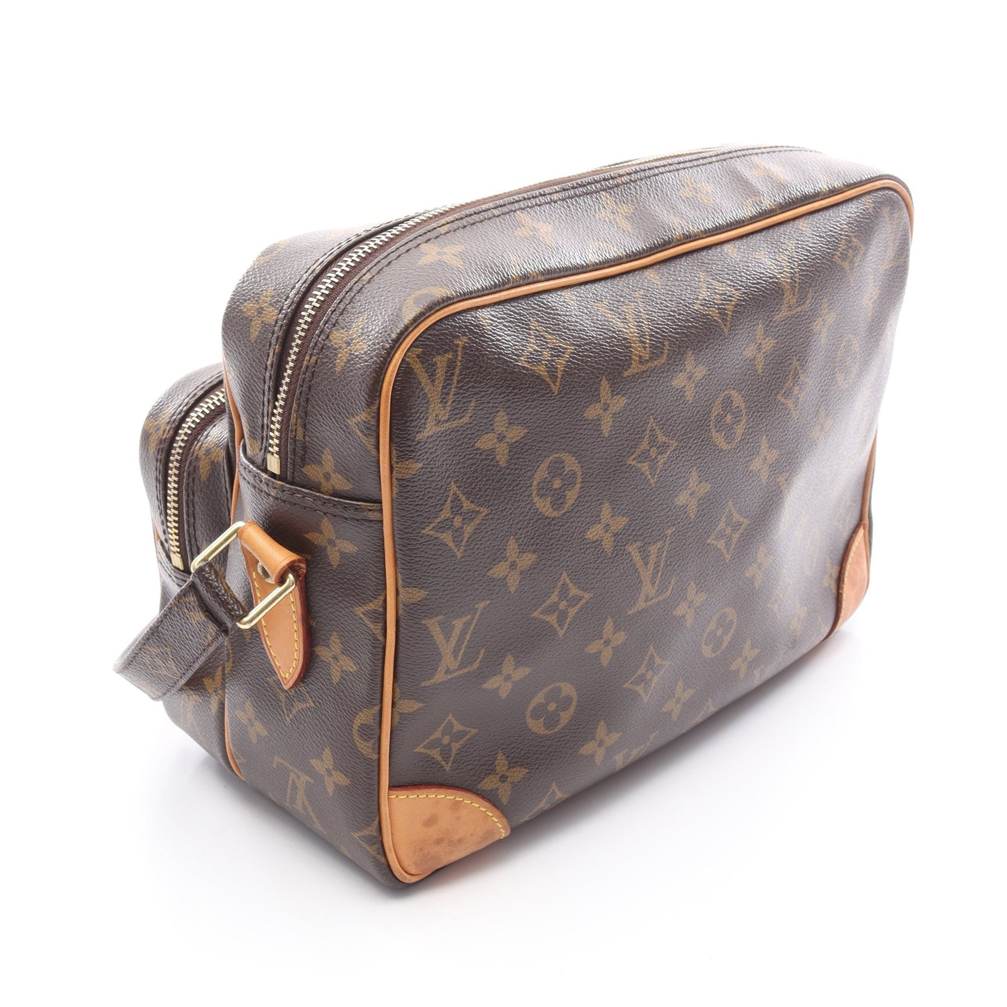 ナイル モノグラム ショルダーバッグ PVC レザー ブラウン ルイヴィトン バッグ LOUIS VUITTON