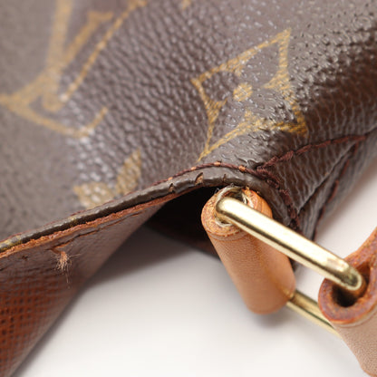 ミュゼット モノグラム ショルダーバッグ PVC レザー ブラウン ルイヴィトン バッグ LOUIS VUITTON