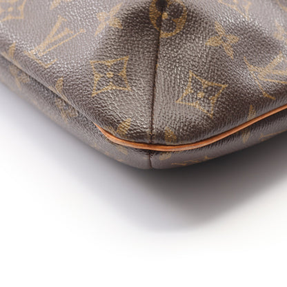 ミュゼット モノグラム ショルダーバッグ PVC レザー ブラウン ルイヴィトン バッグ LOUIS VUITTON