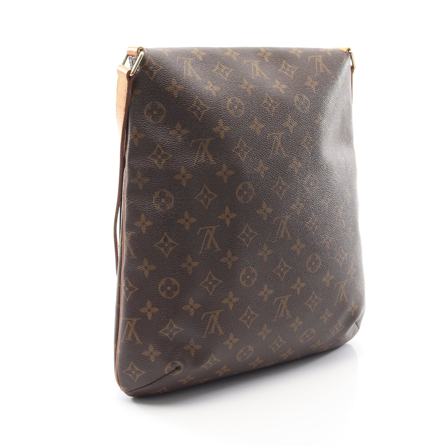 ミュゼット モノグラム ショルダーバッグ PVC レザー ブラウン ルイヴィトン バッグ LOUIS VUITTON