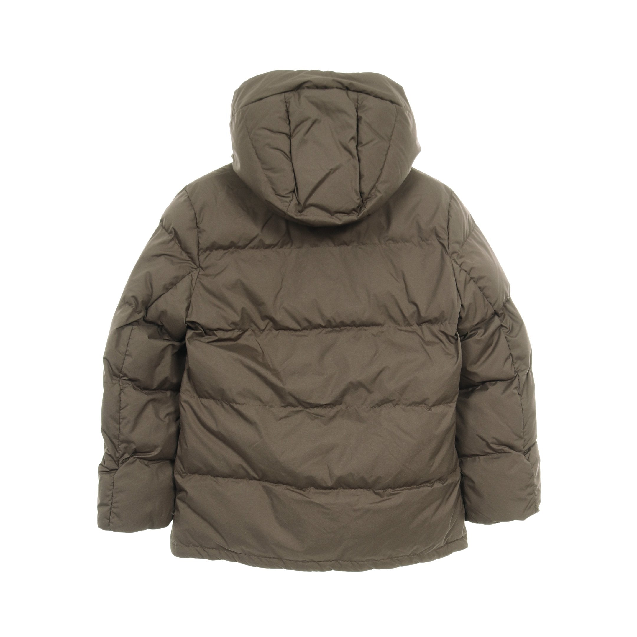 フーデッドパデッド ジャケット ブラウン 中綿 フード付き ダニエル