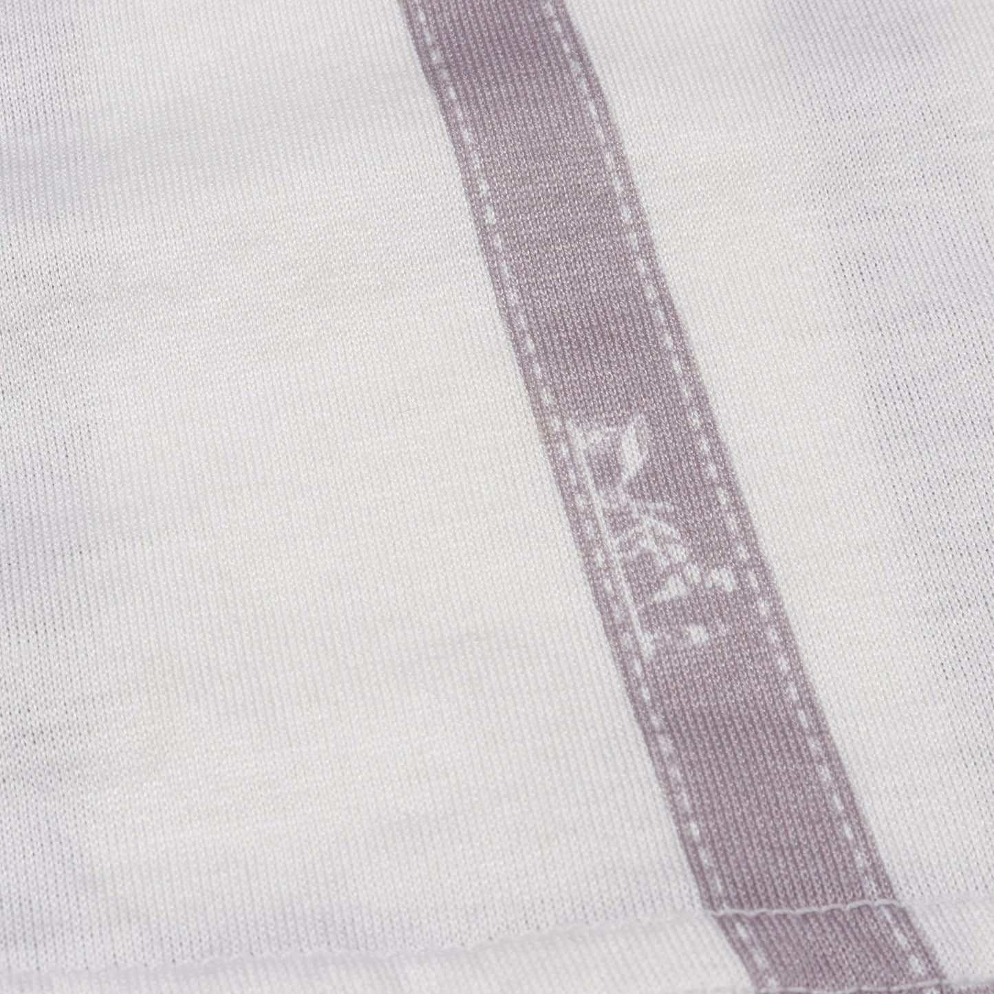 カットソー 半袖 ボルデュックリボン コットン ホワイト パープル エルメス トップス HERMES