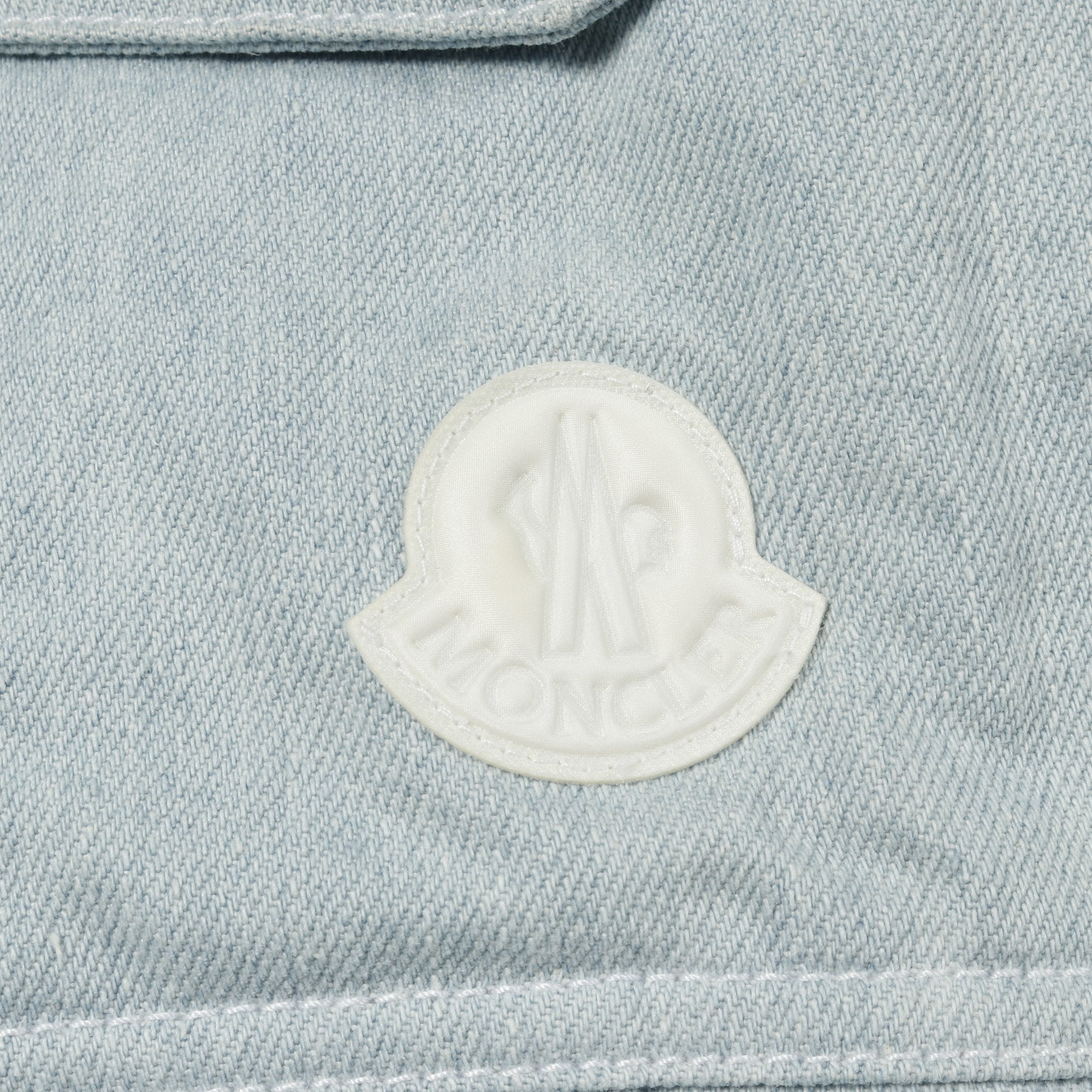 SEVERAU ジップアップ デニムジャケット コットン ライトブルー