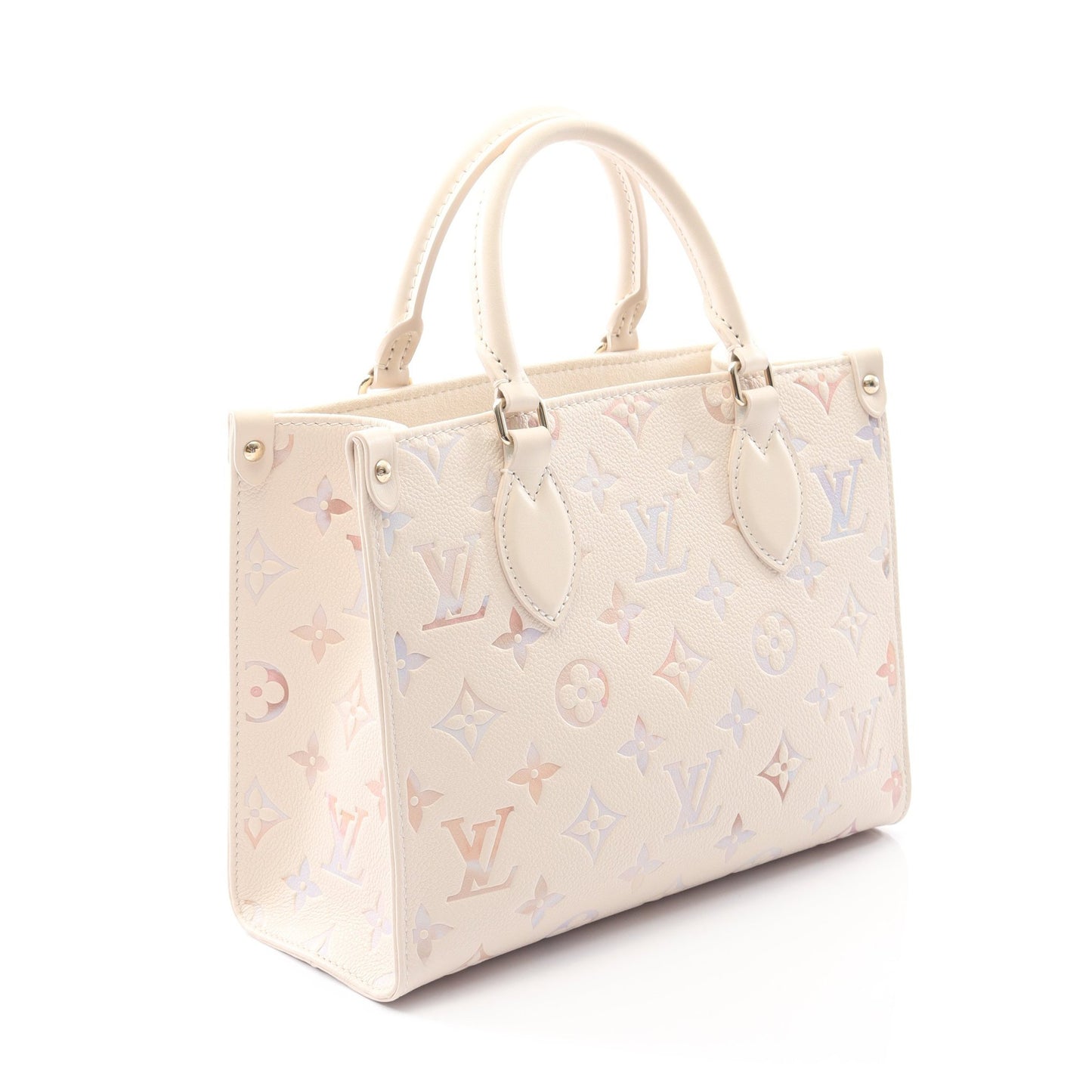 オンザゴーPM モノグラムアンプラント ドリームクリーム ハンドバッグ レザー アイボリー 2WAY ルイヴィトン バッグ LOUIS VUITTON