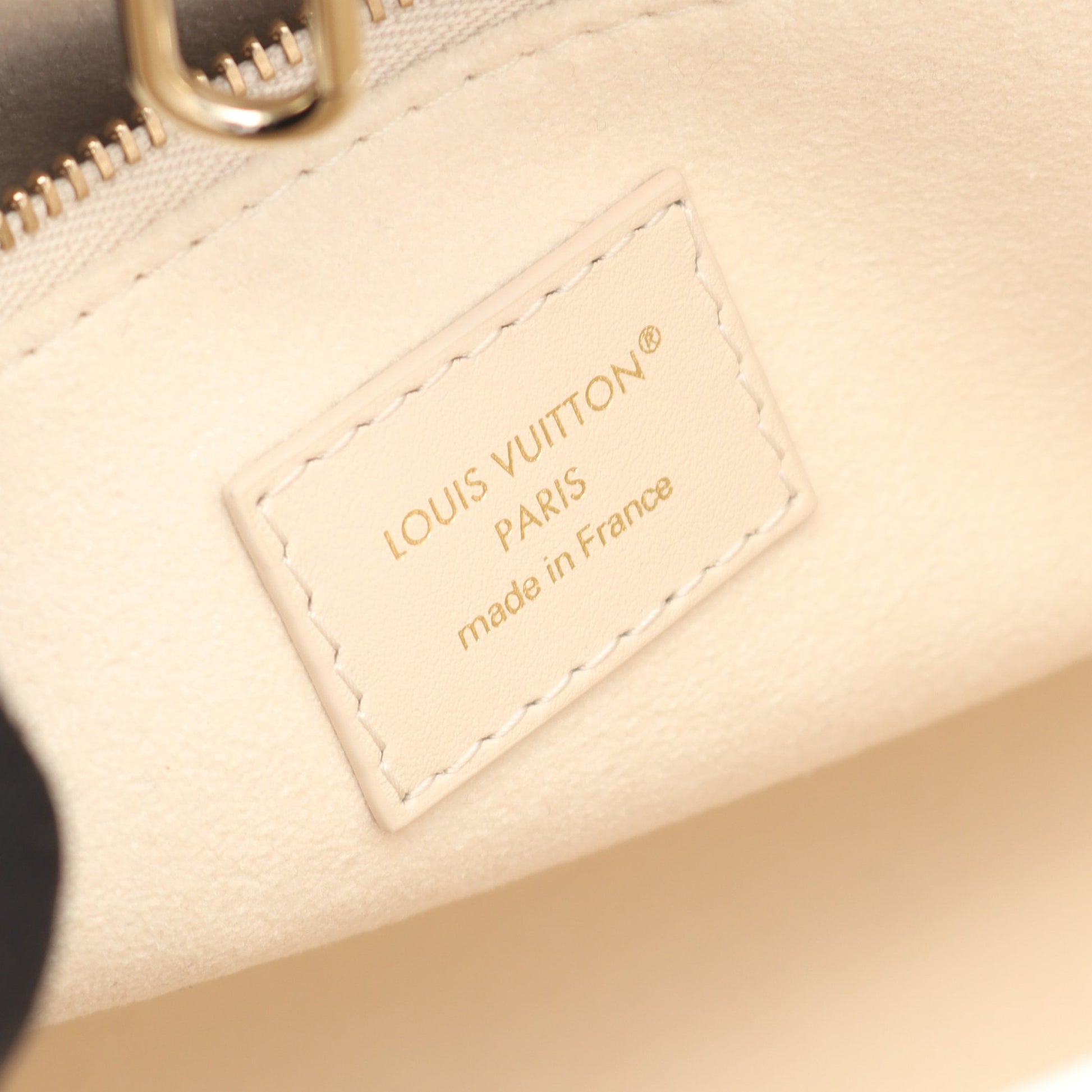 オンザゴーPM モノグラムアンプラント ドリームクリーム ハンドバッグ レザー アイボリー 2WAY ルイヴィトン バッグ LOUIS VUITTON