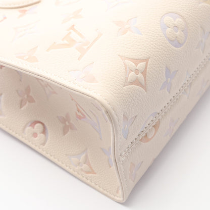 オンザゴーPM モノグラムアンプラント ドリームクリーム ハンドバッグ レザー アイボリー 2WAY ルイヴィトン バッグ LOUIS VUITTON