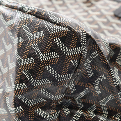 サンルイPM ハンドバッグ トートバッグ コーティングキャンバス レザー ブラック マルチカラー ゴヤール バッグ GOYARD