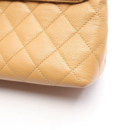 マトラッセ ハンドバッグ キャビアスキン ライトブラウン ゴールド金具 シャネル バッグ CHANEL