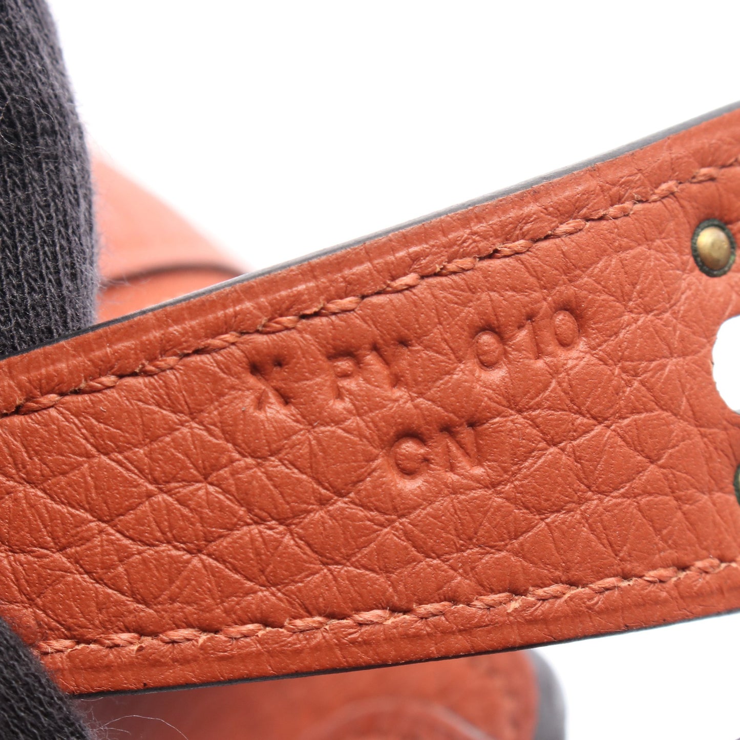 リンディ26 キュイーブル ショルダーバッグ トリヨンクレマンス オレンジブラウン ゴールド金具 X刻印 エルメス バッグ HERMES