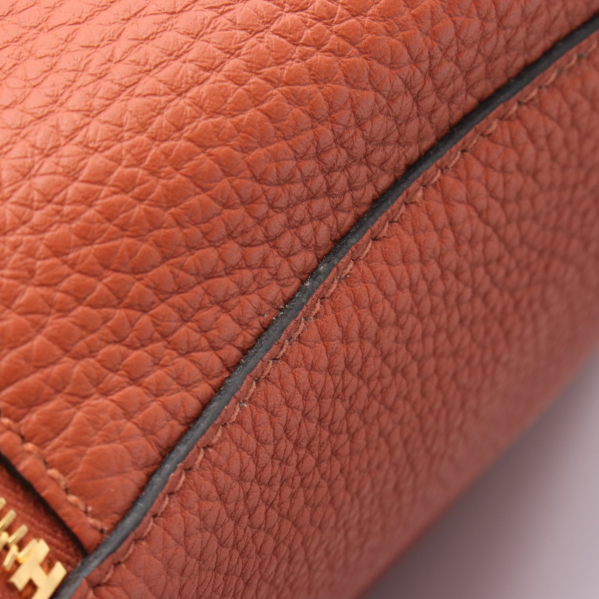 リンディ26 キュイーブル ショルダーバッグ トリヨンクレマンス オレンジブラウン ゴールド金具 X刻印 エルメス バッグ HERMES