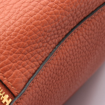 リンディ26 キュイーブル ショルダーバッグ トリヨンクレマンス オレンジブラウン ゴールド金具 X刻印 エルメス バッグ HERMES