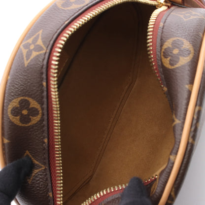 ボワット シャポー スープルPM モノグラム ショルダーバッグ PVC レザー ブラウン ルイヴィトン バッグ LOUIS VUITTON