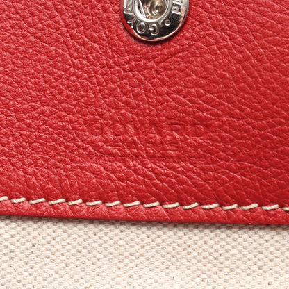 サンルイPM ハンドバッグ トートバッグ コーティングキャンバス レザー レッド ホワイト ゴヤール バッグ GOYARD