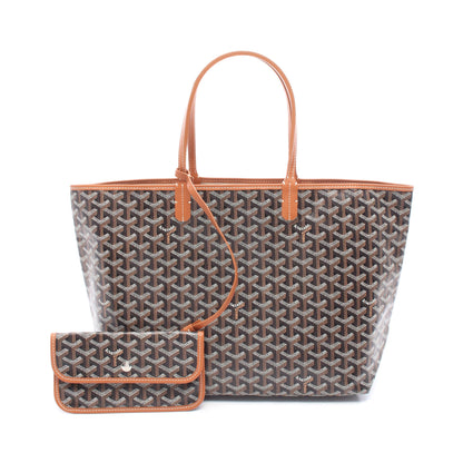 サンルイPM ハンドバッグ トートバッグ コーティングキャンバス レザー ブラック ホワイト ブラウン ゴヤール バッグ GOYARD