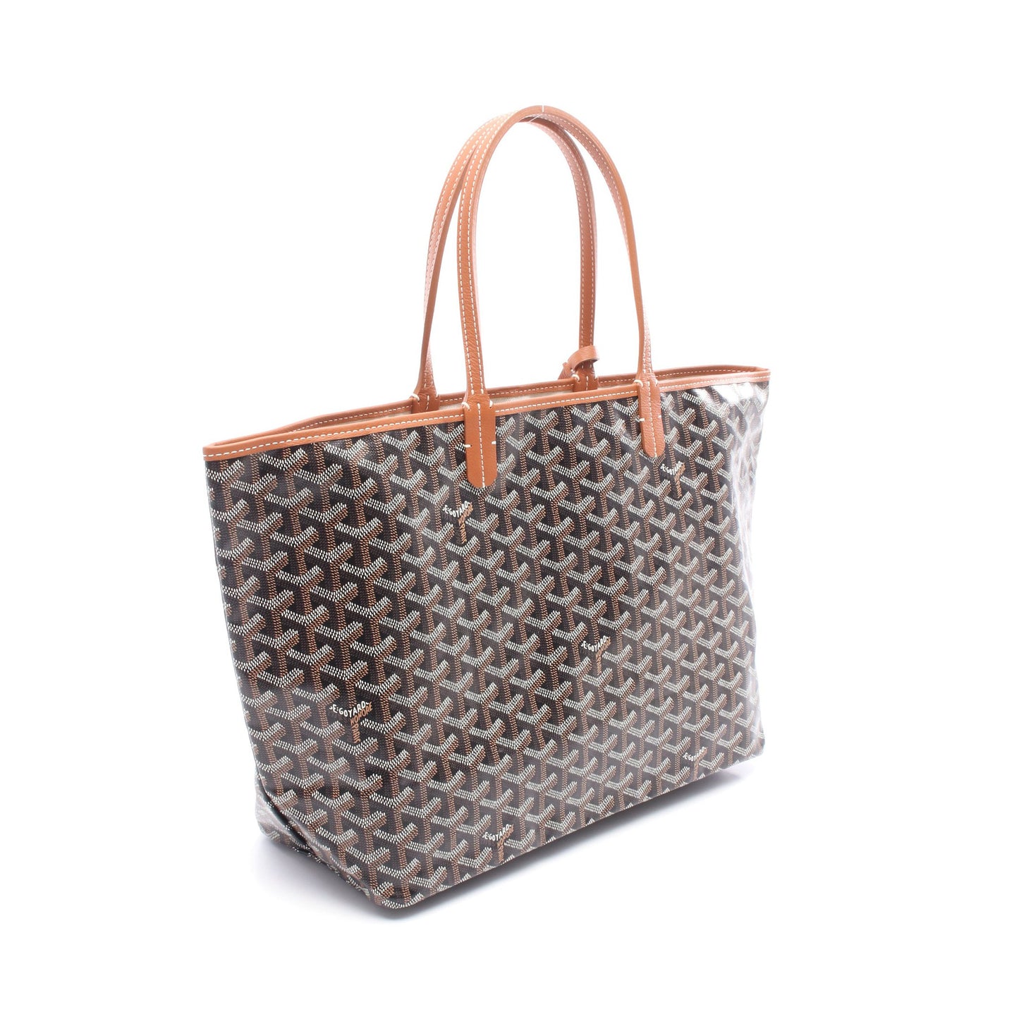 サンルイPM ハンドバッグ トートバッグ コーティングキャンバス レザー ブラック ホワイト ブラウン ゴヤール バッグ GOYARD