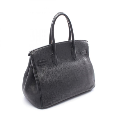 バーキン30 ハンドバッグ トゴ ブラック シルバー金具 □N刻印 エルメス バッグ HERMES