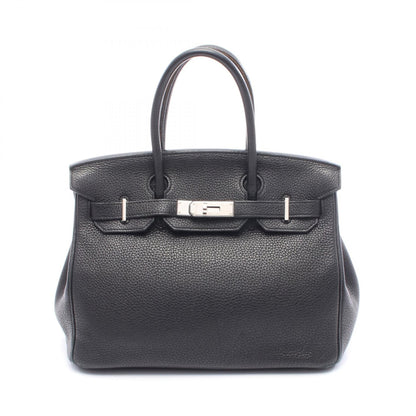 バーキン30 ハンドバッグ トゴ ブラック シルバー金具 □N刻印 エルメス バッグ HERMES