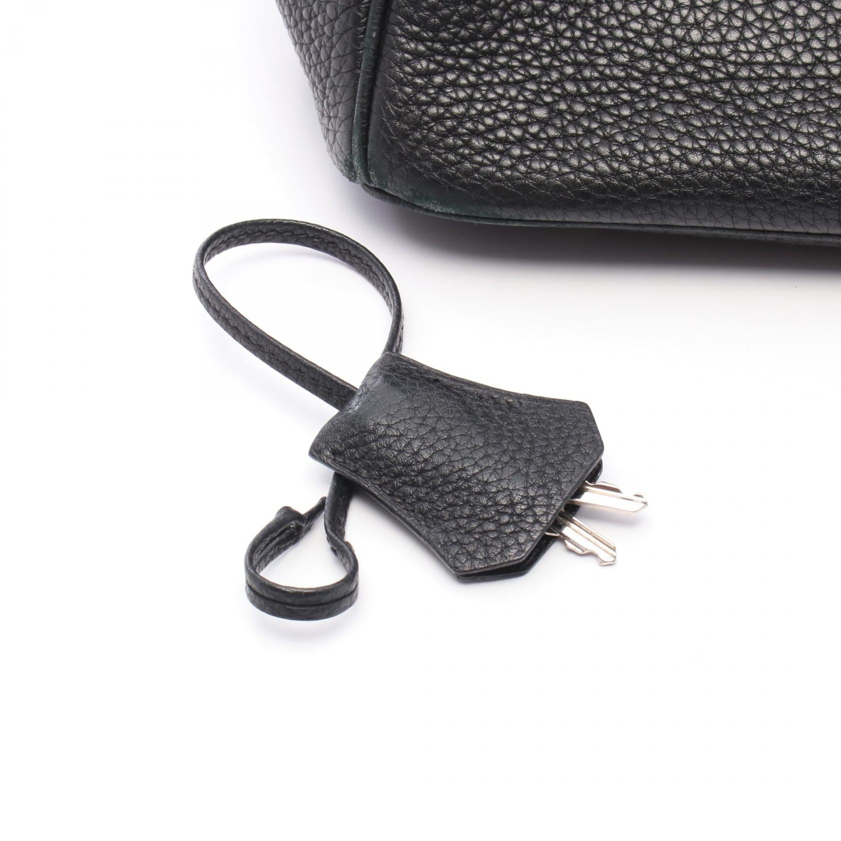 バーキン30 ハンドバッグ トゴ ブラック シルバー金具 □N刻印 エルメス バッグ HERMES