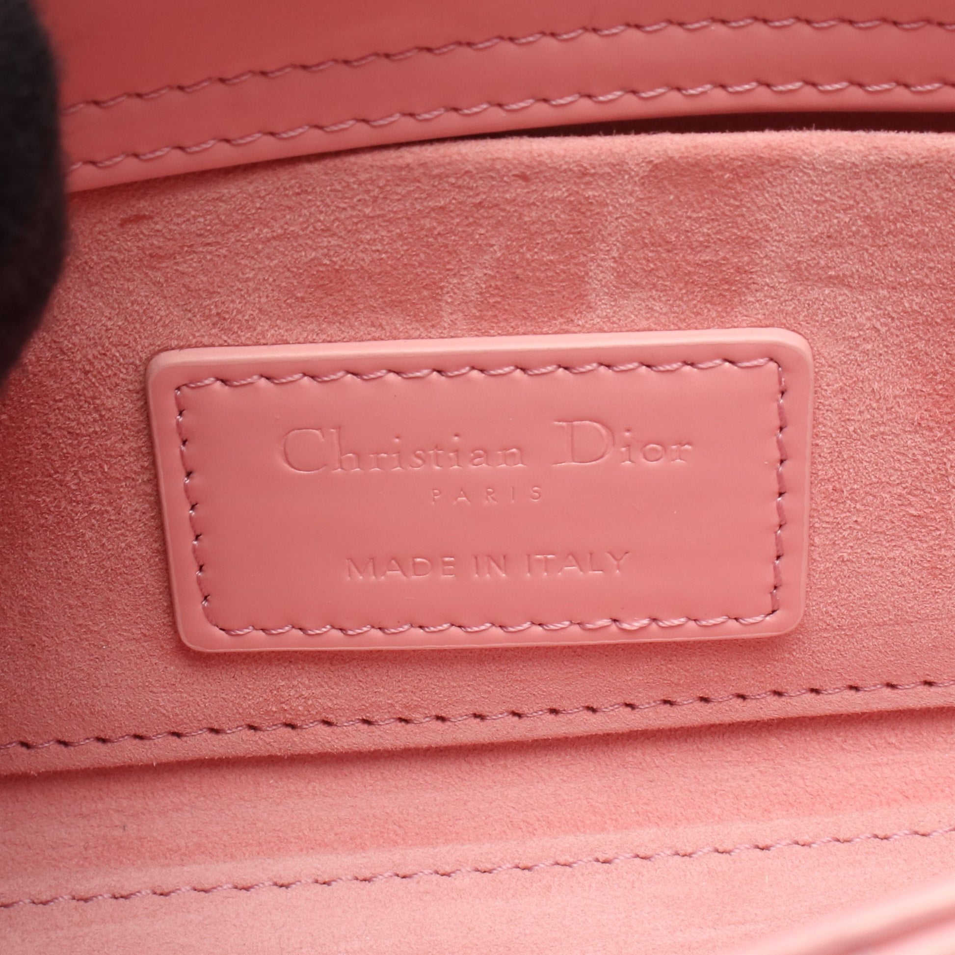 Lady D-Joy スモール カナージュ ハンドバッグ レザー ピンク 3WAY クリスチャンディオール バッグ Christian Dior