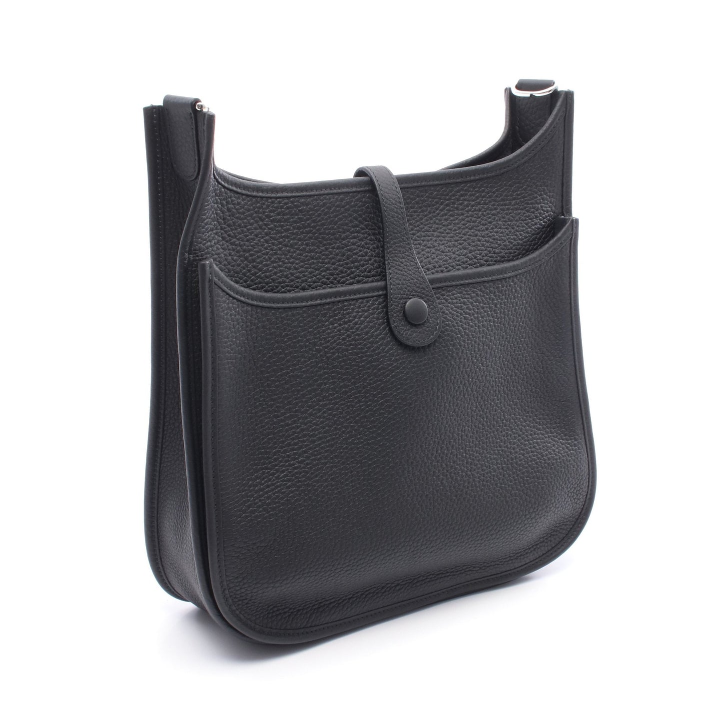 エヴリン 3 トロワ PM ショルダーバッグ トリヨンクレマンス ブラック シルバー金具 K刻印 エルメス バッグ HERMES