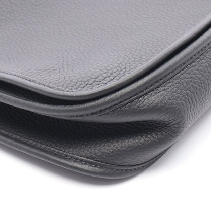 エヴリン 3 トロワ PM ショルダーバッグ トリヨンクレマンス ブラック シルバー金具 K刻印 エルメス バッグ HERMES