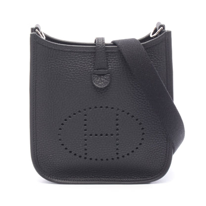 エヴリンTPM アマゾン ショルダーバッグ トリヨンクレマンス ブラック シルバー金具 K刻印 エルメス バッグ HERMES