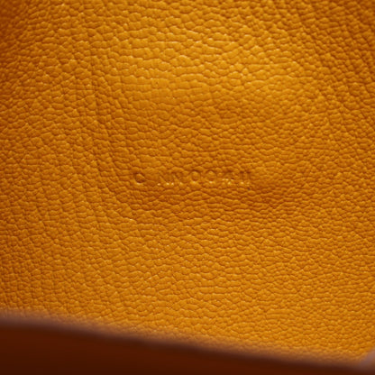 クリック16 サン ショルダーバッグ シェーブル イエロー シルバー金具 C刻印 エルメス バッグ HERMES