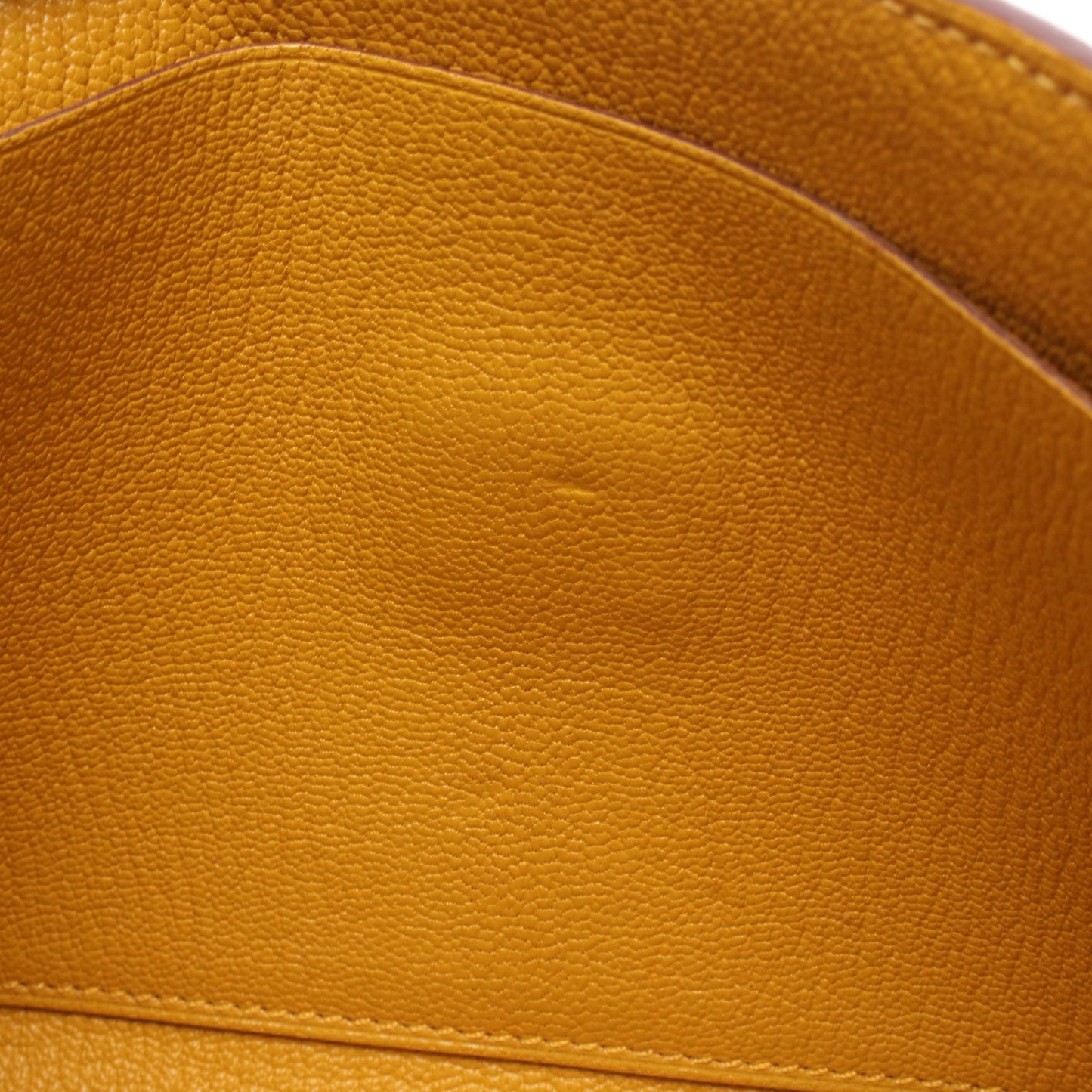 クリック16 サン ショルダーバッグ シェーブル イエロー シルバー金具 C刻印 エルメス バッグ HERMES