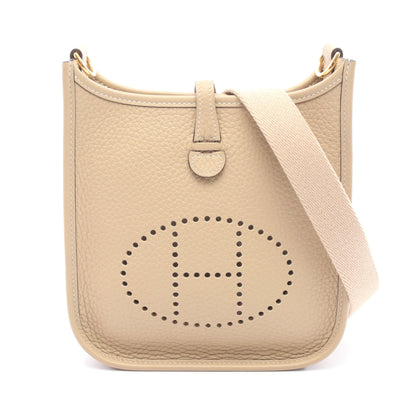 エヴリンTPM アマゾン トレンチ ショルダーバッグ トリヨンクレマンス ベージュ ゴールド金具 K刻印 エルメス バッグ HERMES