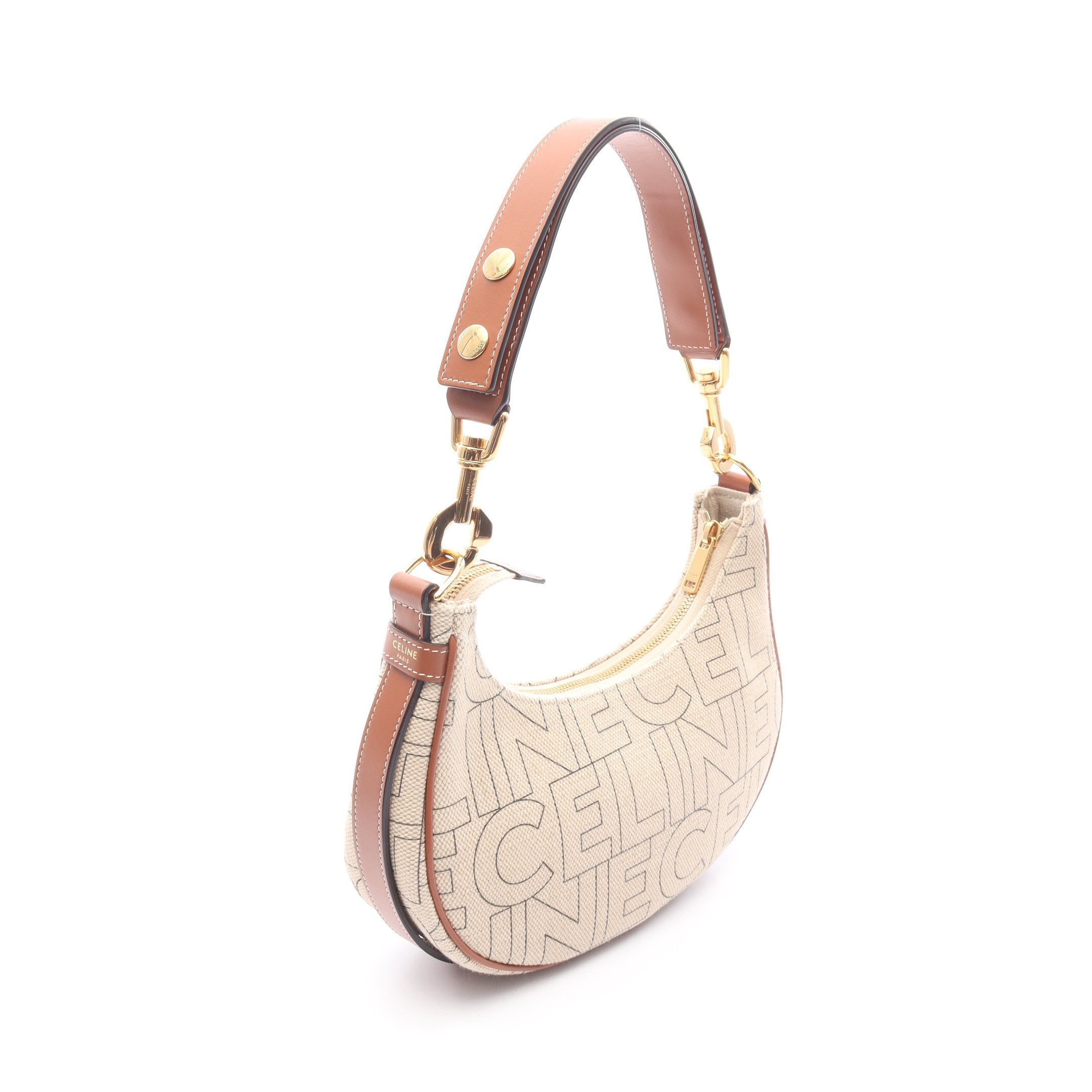 CELINE セリーヌ AVA アヴァ バッグ カーキ ナイロン ワンショルダーバッグ 鞄 カバン ブランド CELINE - CELINE セリーヌ AVA アヴァ バッグ カーキ ナイロン ワン
