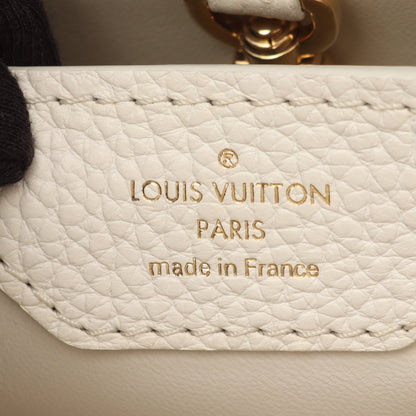 カプシーヌBB ハンドバッグ トリヨンレザー オフホワイト ルイヴィトン バッグ LOUIS VUITTON