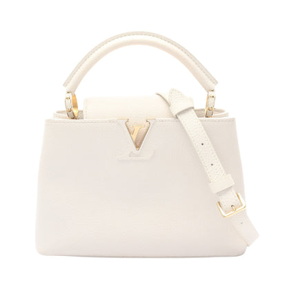 カプシーヌBB ハンドバッグ トリヨンレザー オフホワイト ルイヴィトン バッグ LOUIS VUITTON