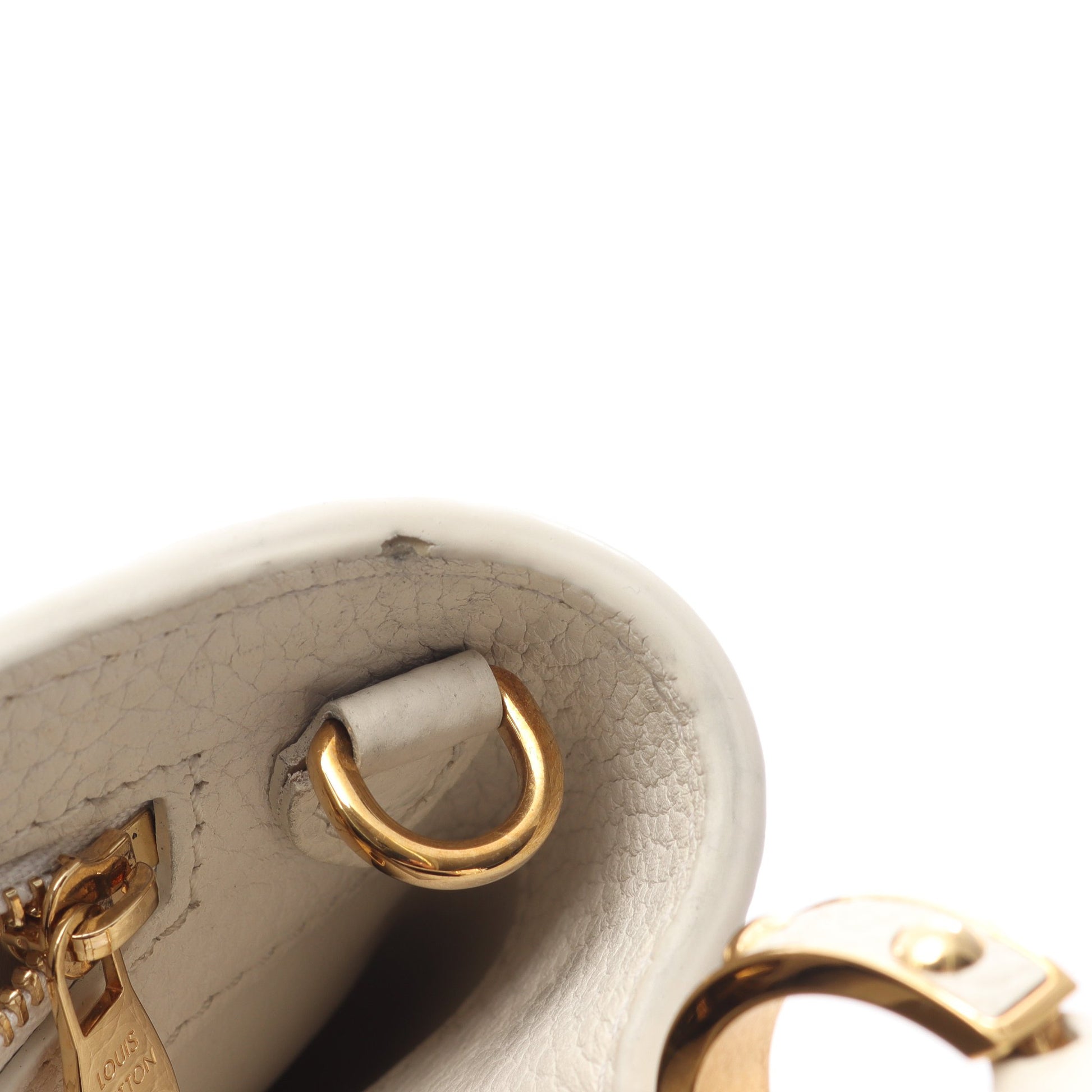 カプシーヌBB ハンドバッグ トリヨンレザー オフホワイト ルイヴィトン バッグ LOUIS VUITTON