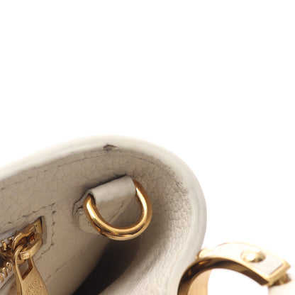 カプシーヌBB ハンドバッグ トリヨンレザー オフホワイト ルイヴィトン バッグ LOUIS VUITTON