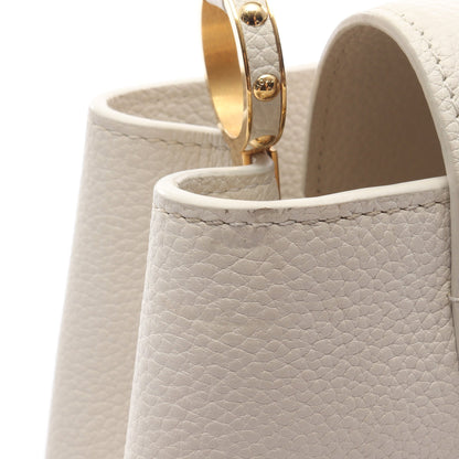 カプシーヌBB ハンドバッグ トリヨンレザー オフホワイト ルイヴィトン バッグ LOUIS VUITTON
