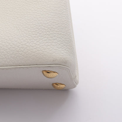 カプシーヌBB ハンドバッグ トリヨンレザー オフホワイト ルイヴィトン バッグ LOUIS VUITTON