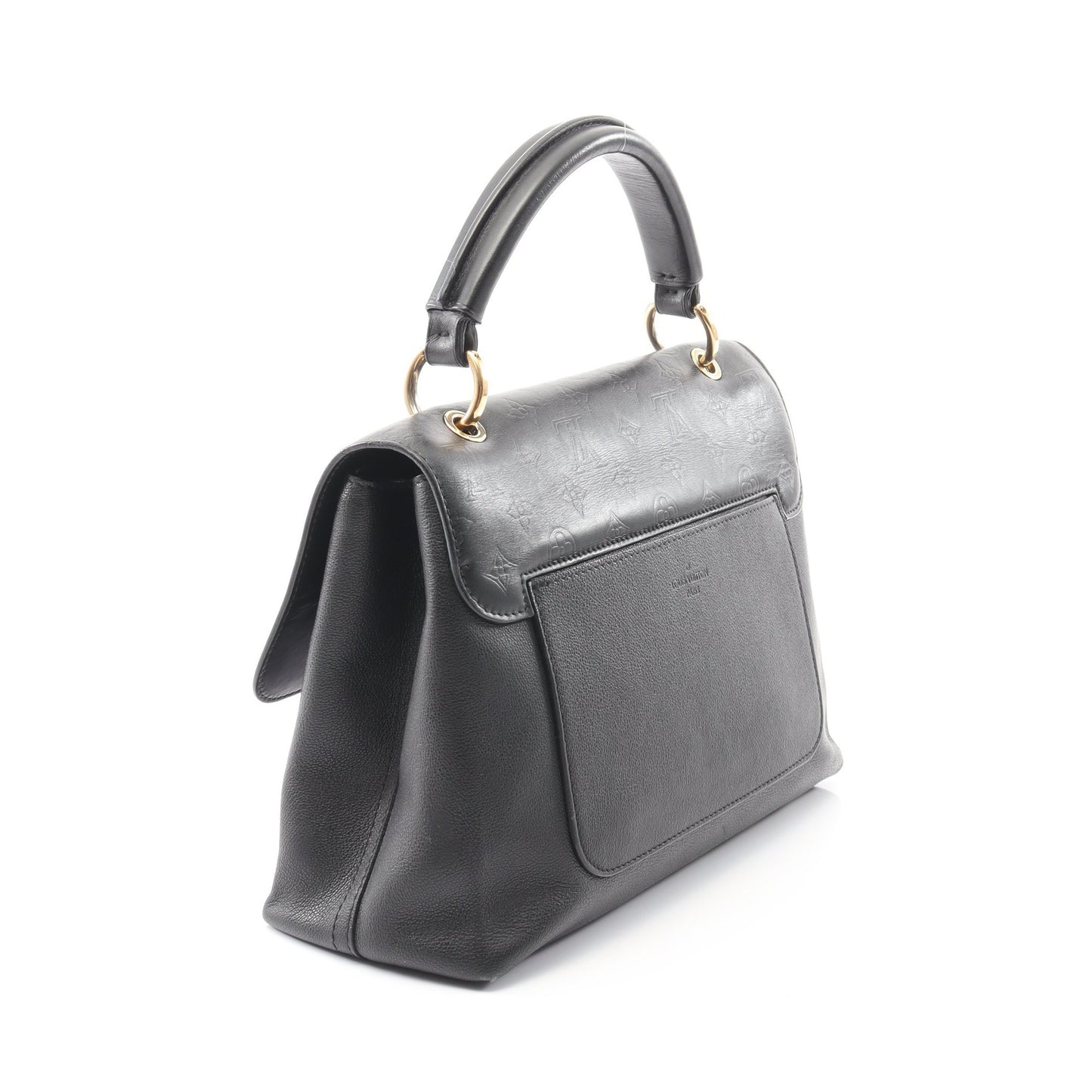 ヴェリー モノグラム ノワール ハンドバッグ レザー ブラック 2WAY ルイヴィトン バッグ LOUIS VUITTON