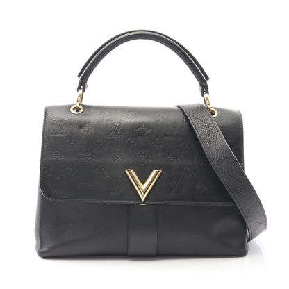 ヴェリー モノグラム ノワール ハンドバッグ レザー ブラック 2WAY ルイヴィトン バッグ LOUIS VUITTON