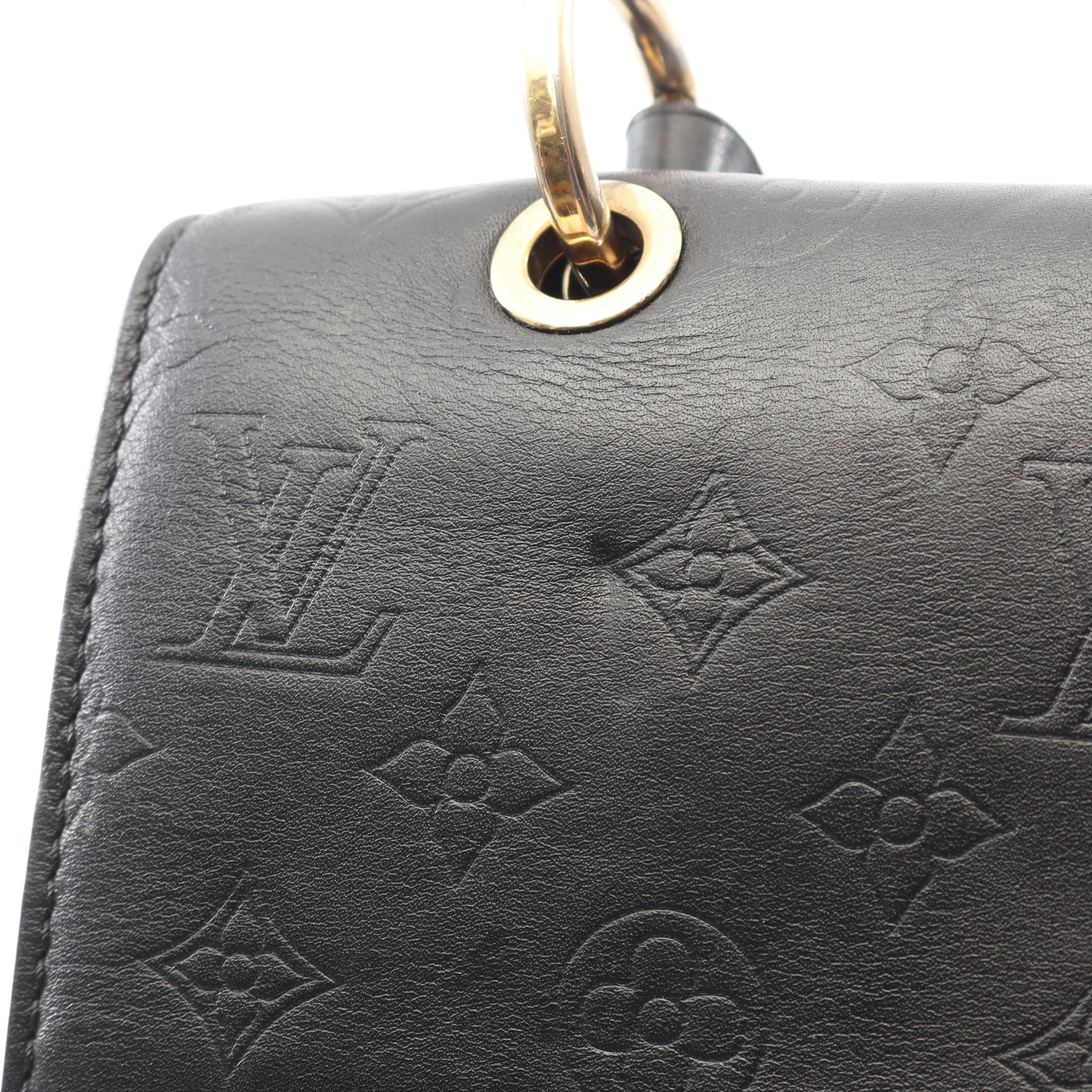 ヴェリー モノグラム ノワール ハンドバッグ レザー ブラック 2WAY ルイヴィトン バッグ LOUIS VUITTON