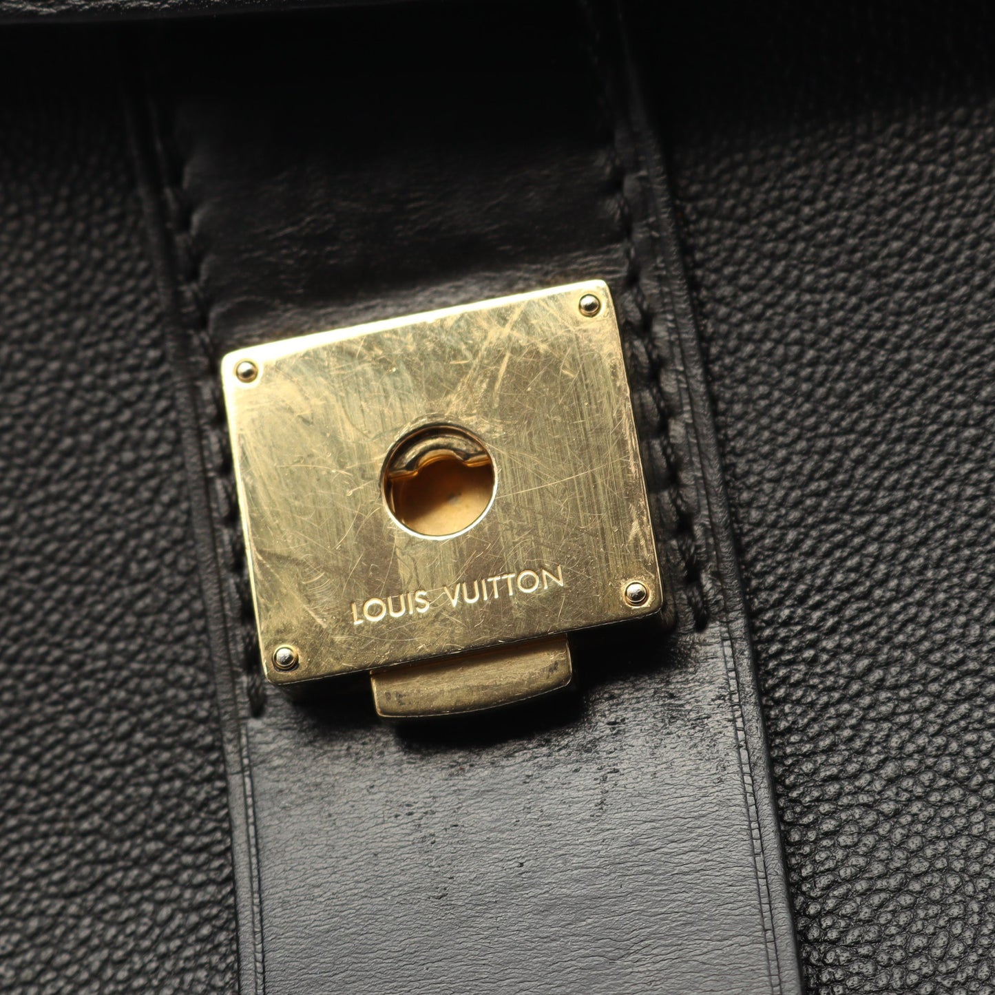 ヴェリー モノグラム ノワール ハンドバッグ レザー ブラック 2WAY ルイヴィトン バッグ LOUIS VUITTON