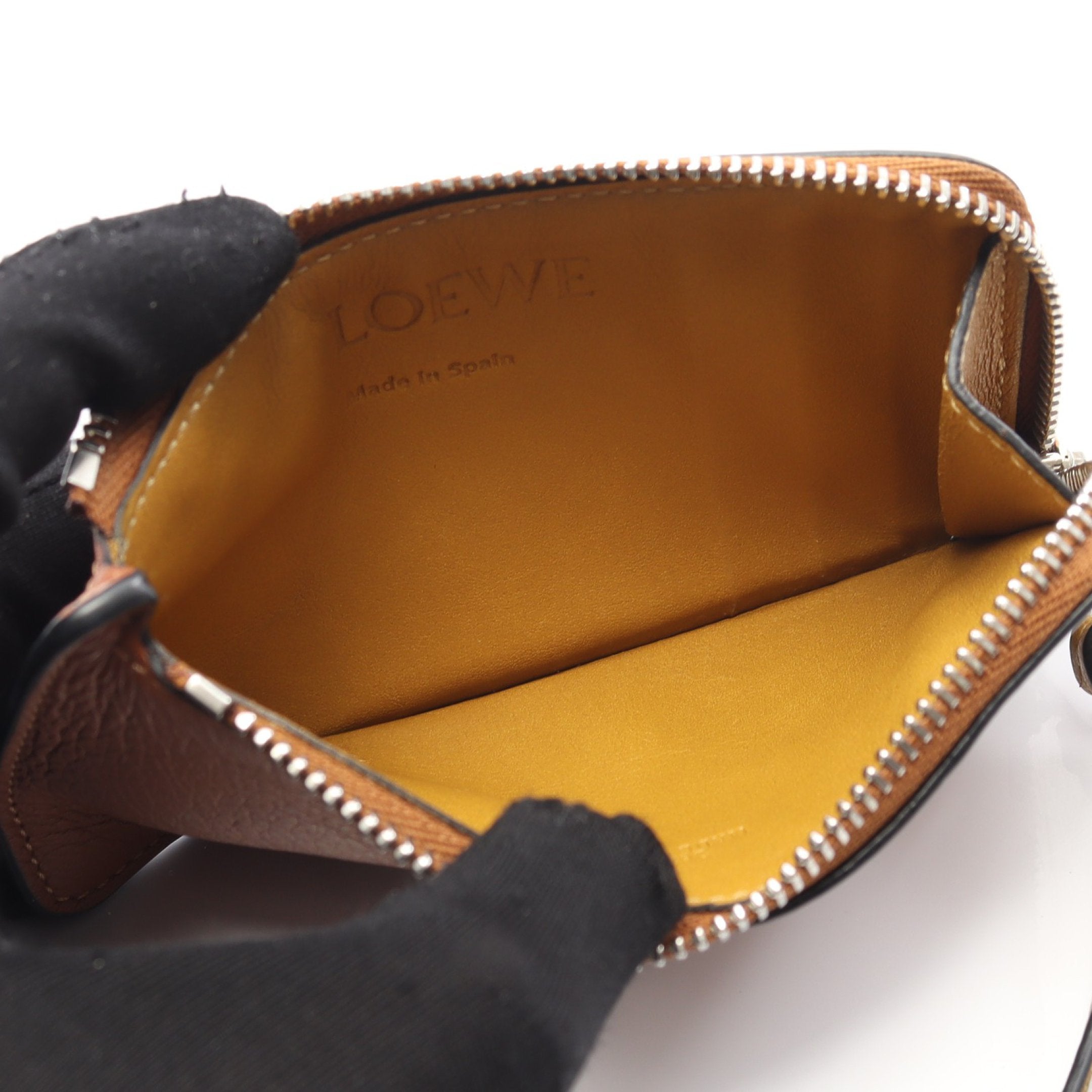 アナグラム フラグメントケース コインケース レザー ブラウン ロエベ