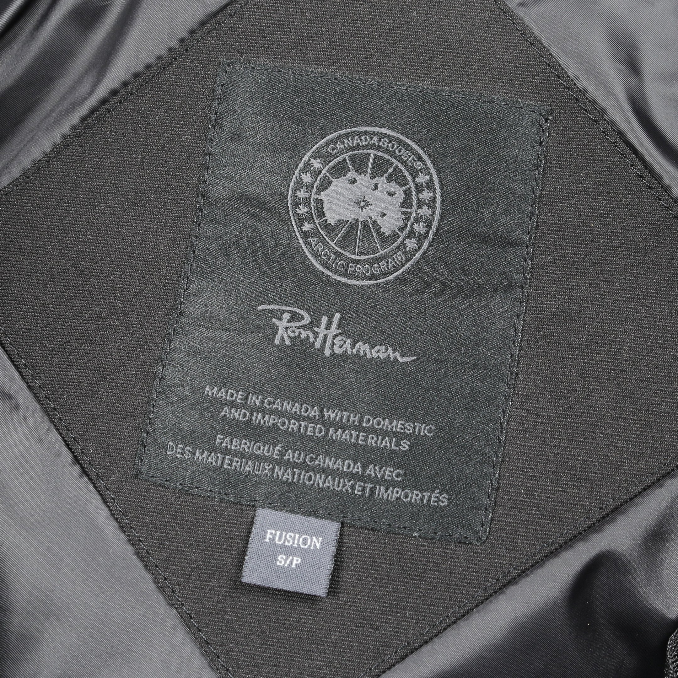 n81さま 超希少ほぼ新品　ロンハーマン限定　カナダグース　ミスティーク CANADA GOOSE × RON HERMAN MYSTIQUE PARKA BLACK LABEL ミスティーク