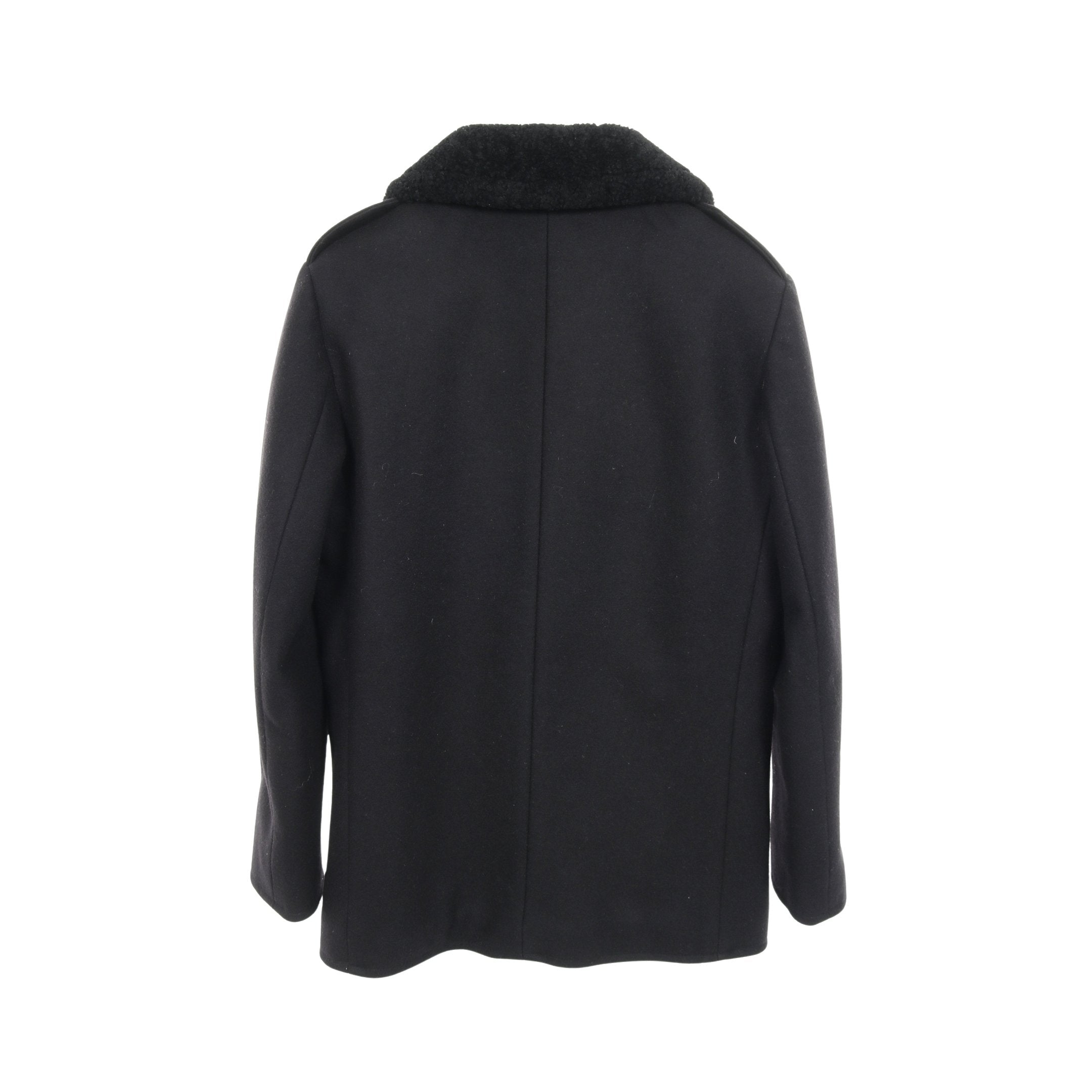 ピーコート ウール ブラック ボア サンローランパリ – RECLO